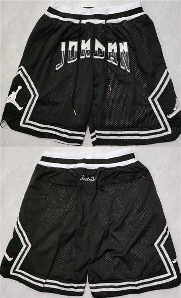 Men%27s Michael Jordan Black Shorts->nba shorts->NBA Jersey